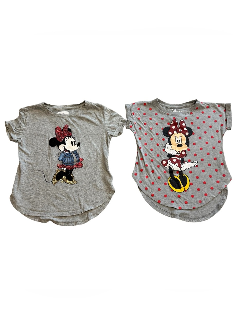 Minnie Mouse Girls Shirt Set 2 Pack XS S Gap Kids Disney Graphic Tees